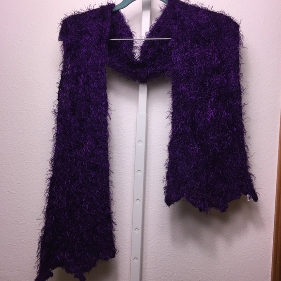 Fluffy Knit Scarf Convertible To Sleeveless Dress - Picture 8 of 8
